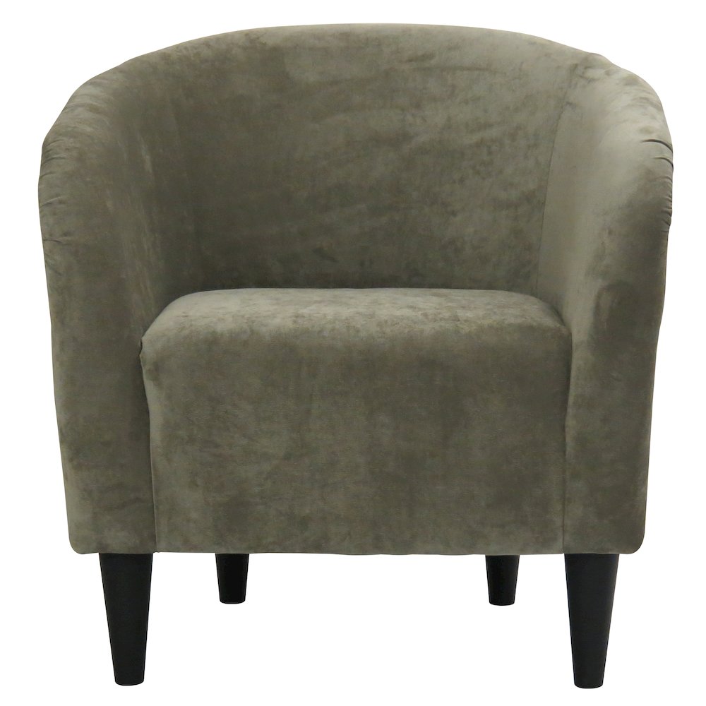 Tub Rolled Arm Accent Chair - Elizabeth Platinum