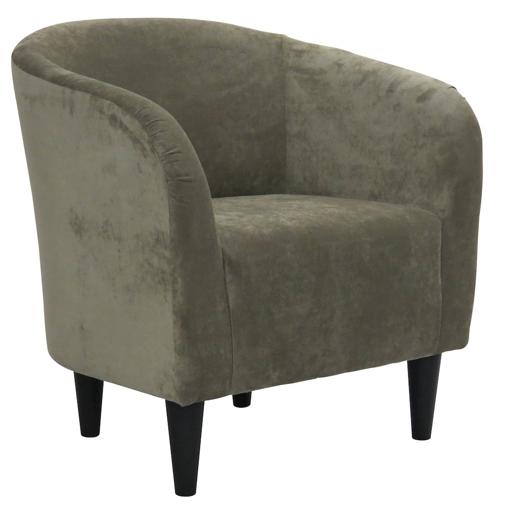 Tub Rolled Arm Accent Chair - Elizabeth Platinum