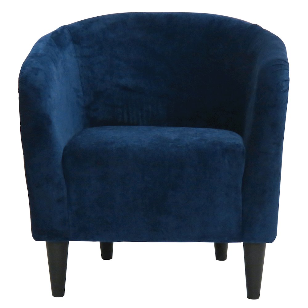Tub Rolled Arm Accent Chair - Elizabeth Royal Blue