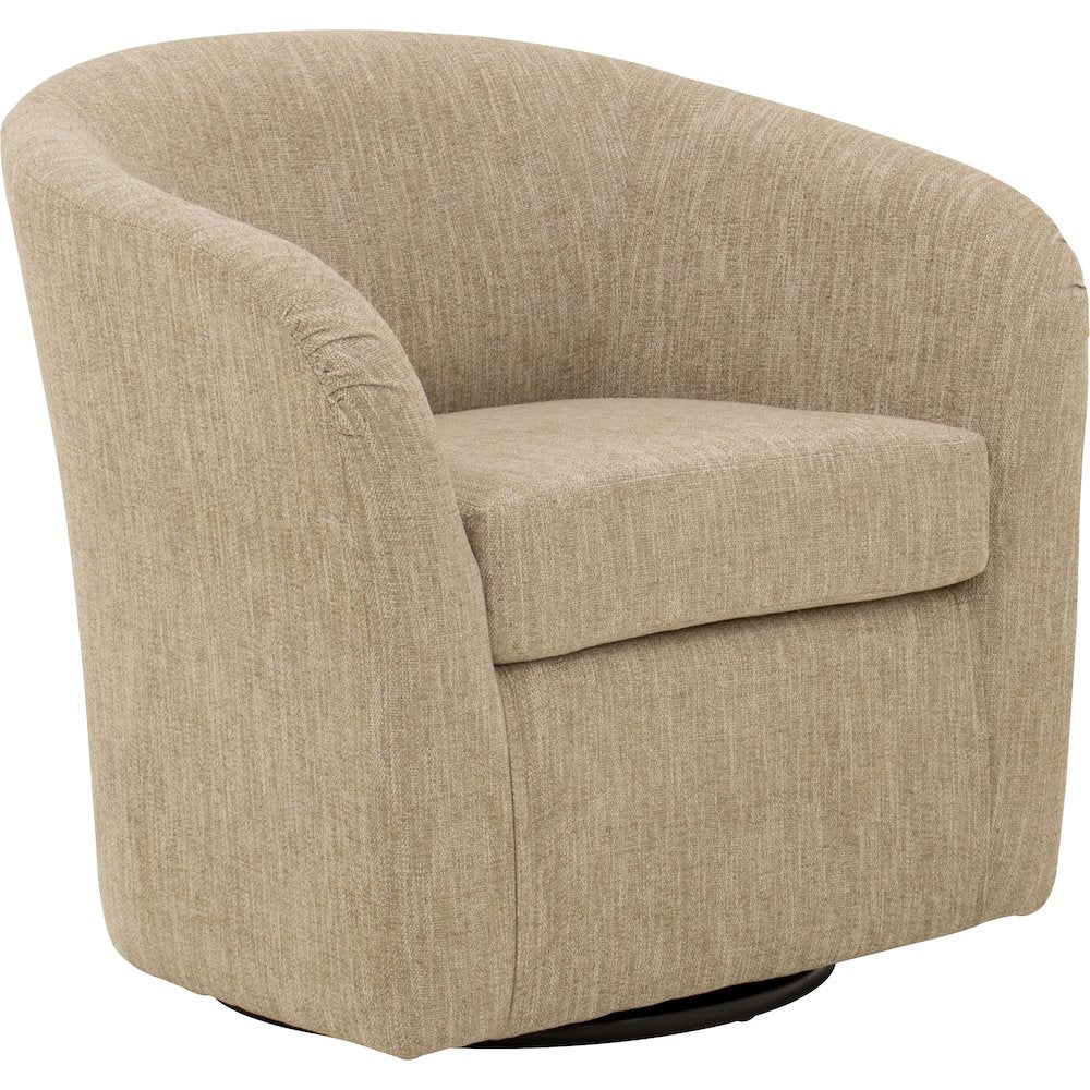 Tub Swivel Chair  - Hampden Oatmeal