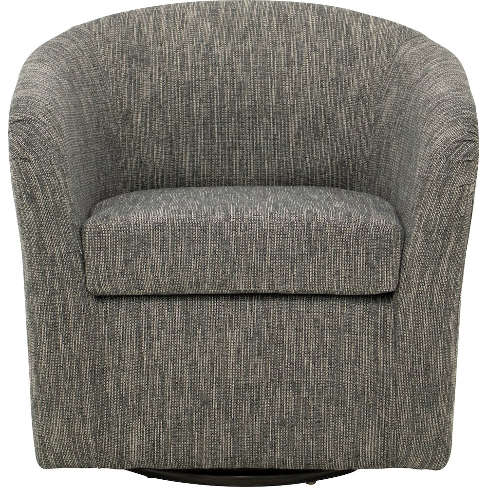 Tub Swivel Chair  - Hampden Charcoal