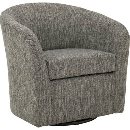 Tub Swivel Chair  - Hampden Charcoal