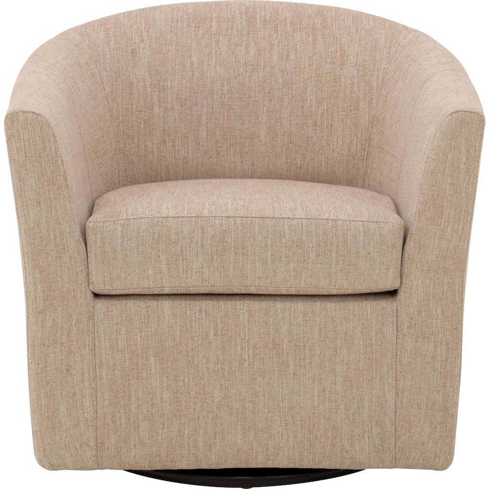 Windsor Swivel Chair  - Hampden Blush Pink