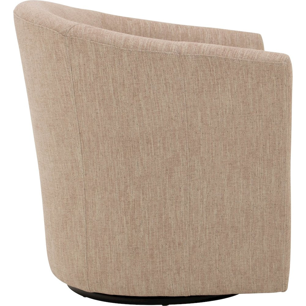 Windsor Swivel Chair  - Hampden Blush Pink