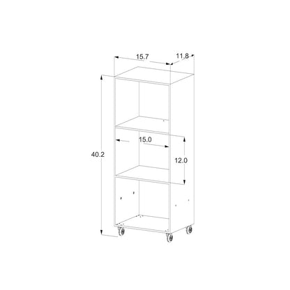 Clear Acrylic 3-Tier Open Display Bookshelf Lucite