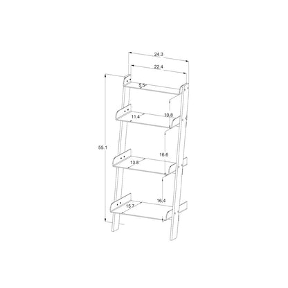 Clear Lucite Acrylic 4-Tier Tall Bookshelf Display