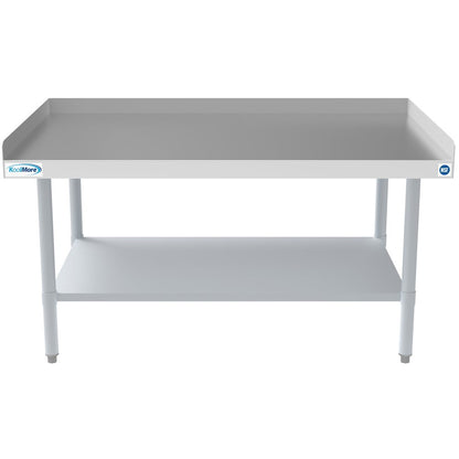 30" x 48" 16-Gauge Stainless Steel Equipment Stand with Galvanized Undershelf,