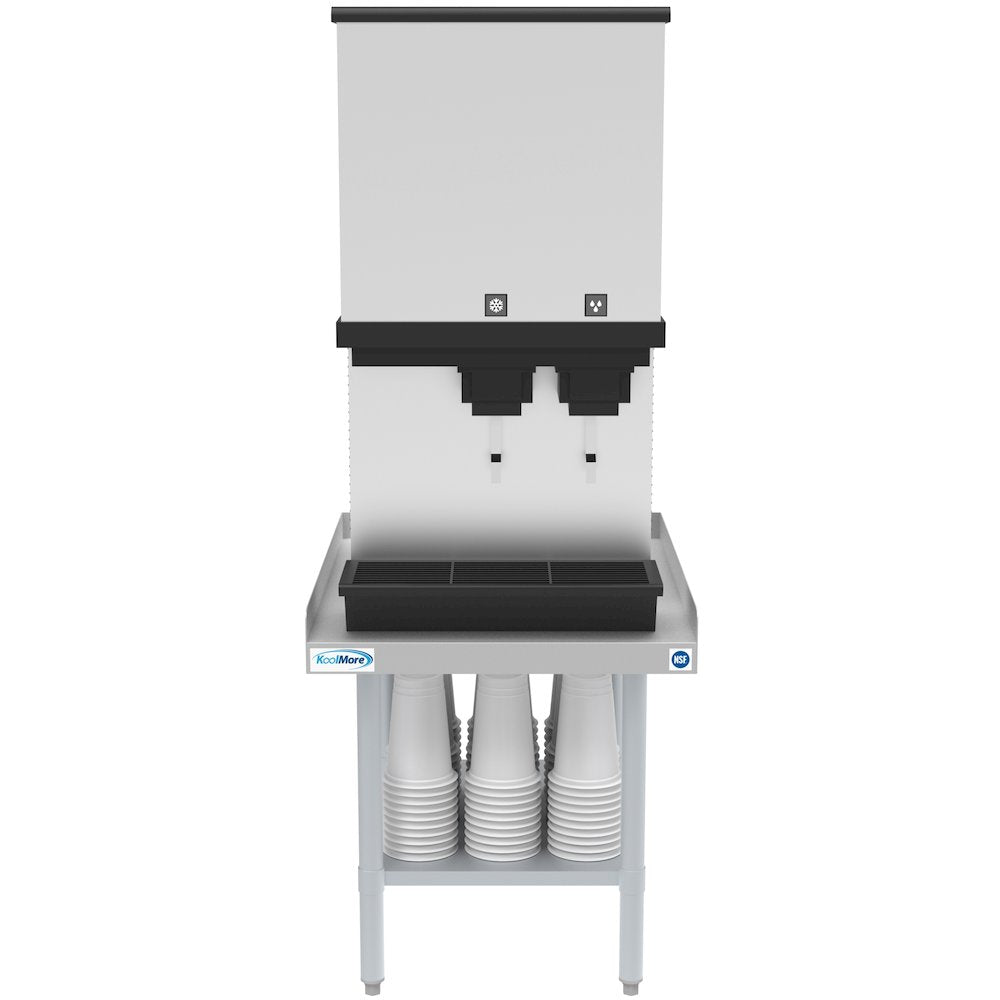 30" x 24" 16-Gauge Stainless Steel Equipment Stand with Galvanized Undershelf,