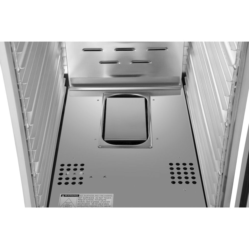 33 in. Non-Insulated Glass Door Heated Holding/Proofing Cabinet