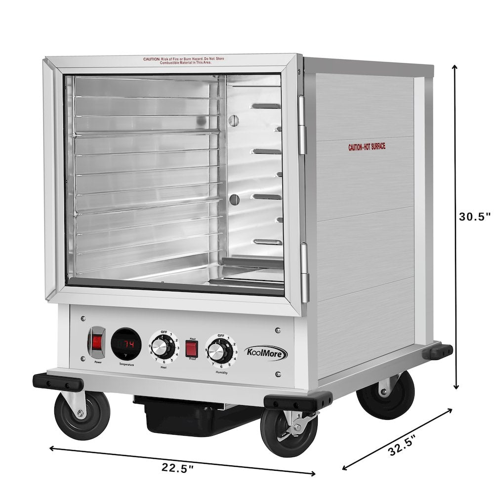 33 in. Non-Insulated Half Size Heated Holding/Proofing Cabinet