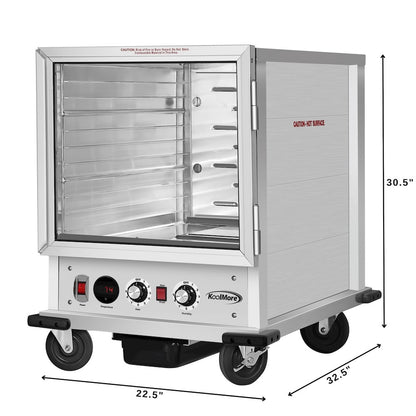 33 in. Non-Insulated Half Size Heated Holding/Proofing Cabinet