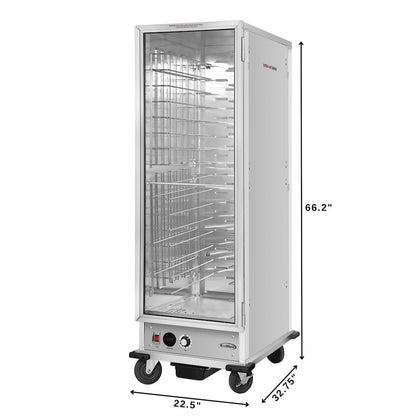 33 in. Non-Insulated Heated Holding Cabinet