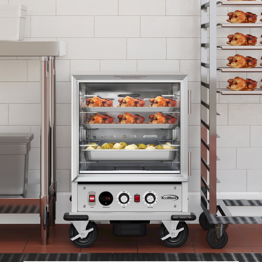 33 in. Half Size Non-Insulated 5-Pan Holding Cabinet