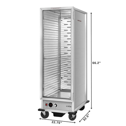 33 in. Non-Insulated Heated Holding Cabinet