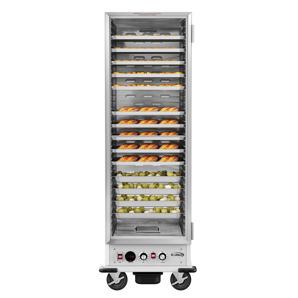 33 in. Non-Insulated Glass Door Heated Holding/Proofing Cabinet