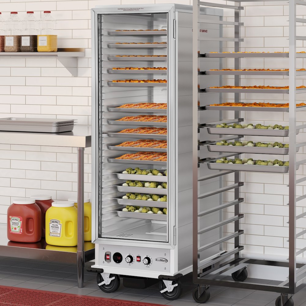 33 in. Non-Insulated Glass Door Heated Holding/Proofing Cabinet
