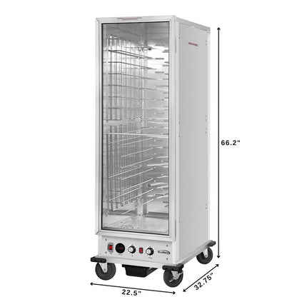 33 in. Non-Insulated Heated Holding/Proofing Cabinet