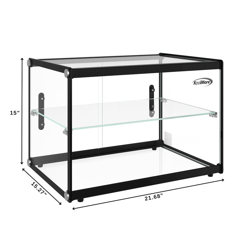22 in. Tiered Pastry Display Case
