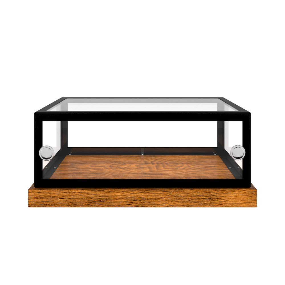 20 in. Wood and Glass Muffin, Cake Bakery Display Case