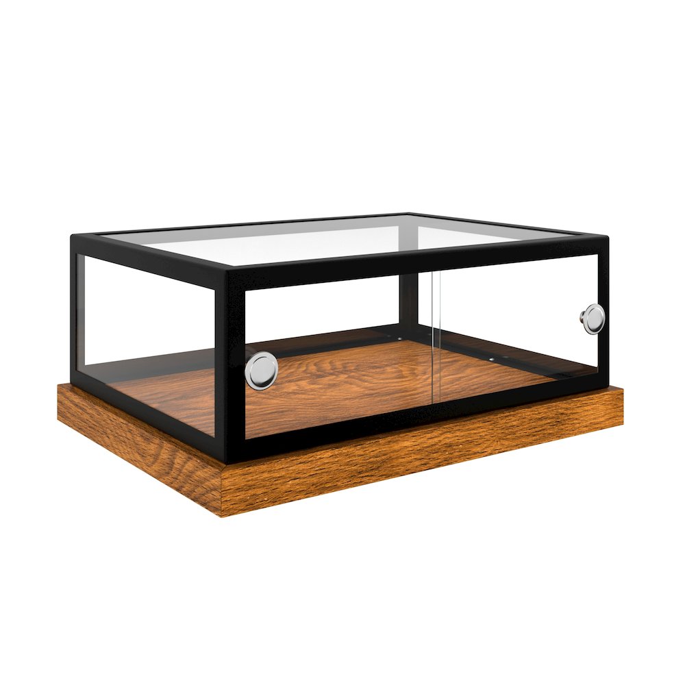 20 in. Wood and Glass Muffin, Cake Bakery Display Case