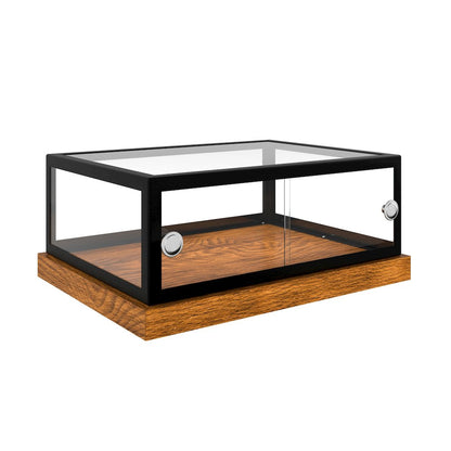 20 in. Wood and Glass Muffin, Cake Bakery Display Case