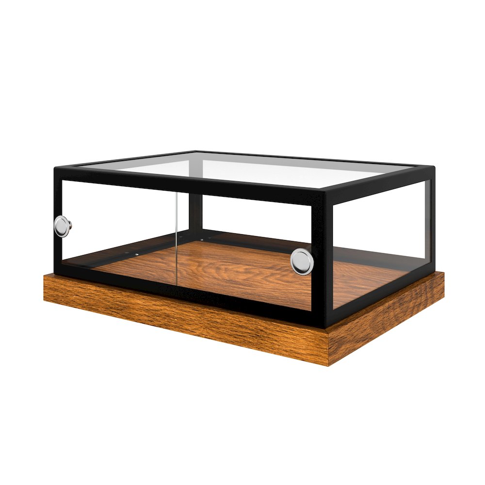 20 in. Wood and Glass Muffin, Cake Bakery Display Case