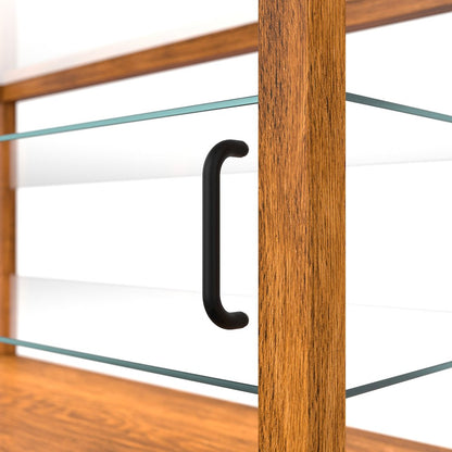 44 In. Artisan Horizontal Light Wooden Bakery Display Case 9 Cu. ft.