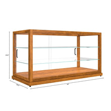44 In. Artisan Horizontal Light Wooden Bakery Display Case 9 Cu. ft.