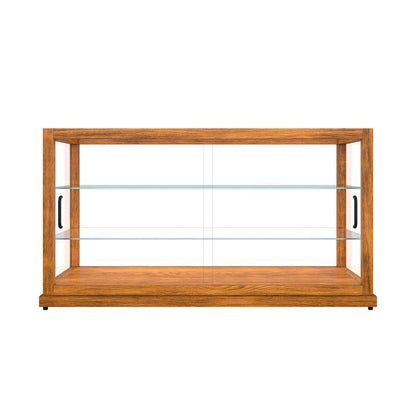 44 In. Artisan Horizontal Light Wooden Bakery Display Case 9 Cu. ft.