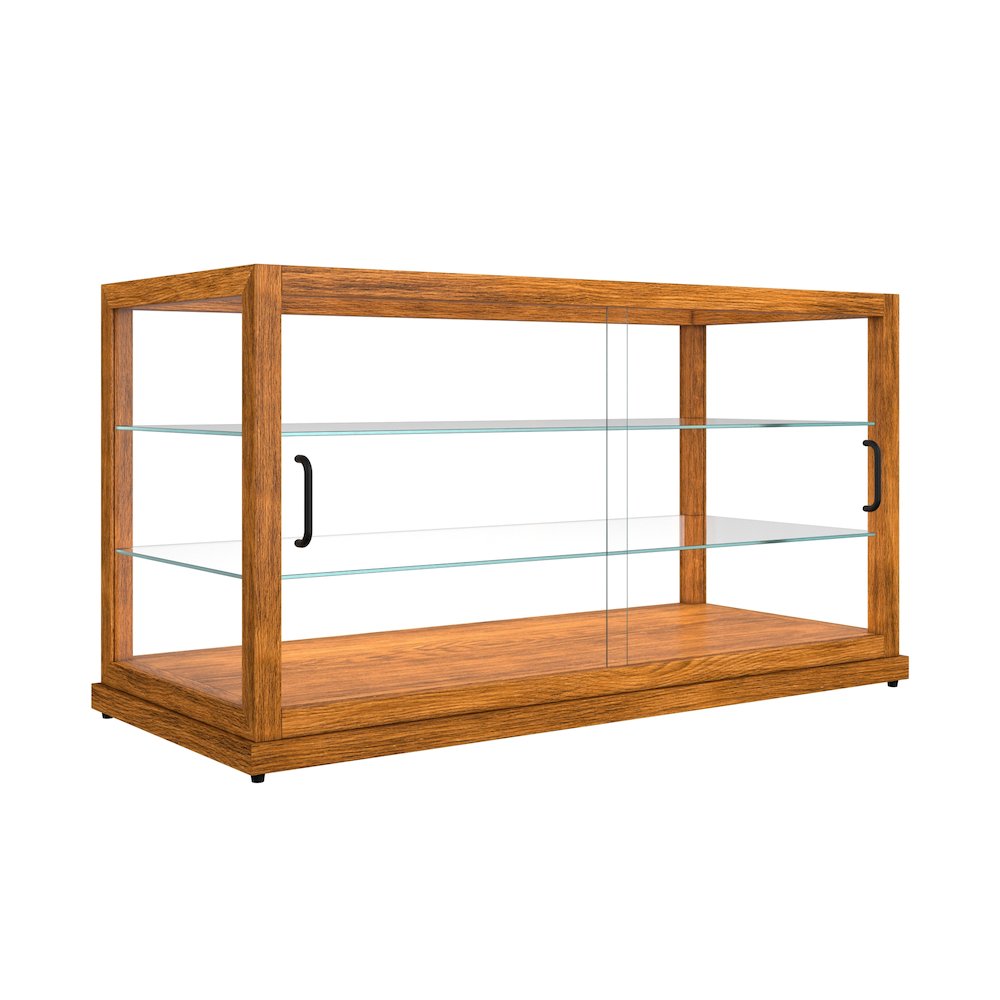 44 In. Artisan Horizontal Light Wooden Bakery Display Case 9 Cu. ft.