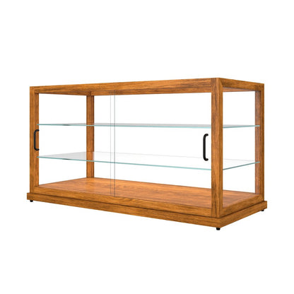 44 In. Artisan Horizontal Light Wooden Bakery Display Case 9 Cu. ft.