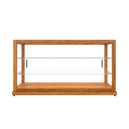 44 In. Artisan Horizontal Light Wooden Bakery Display Case 9 Cu. ft.