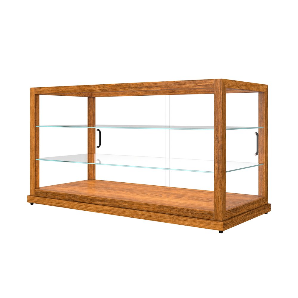 44 In. Artisan Horizontal Light Wooden Bakery Display Case 9 Cu. ft.