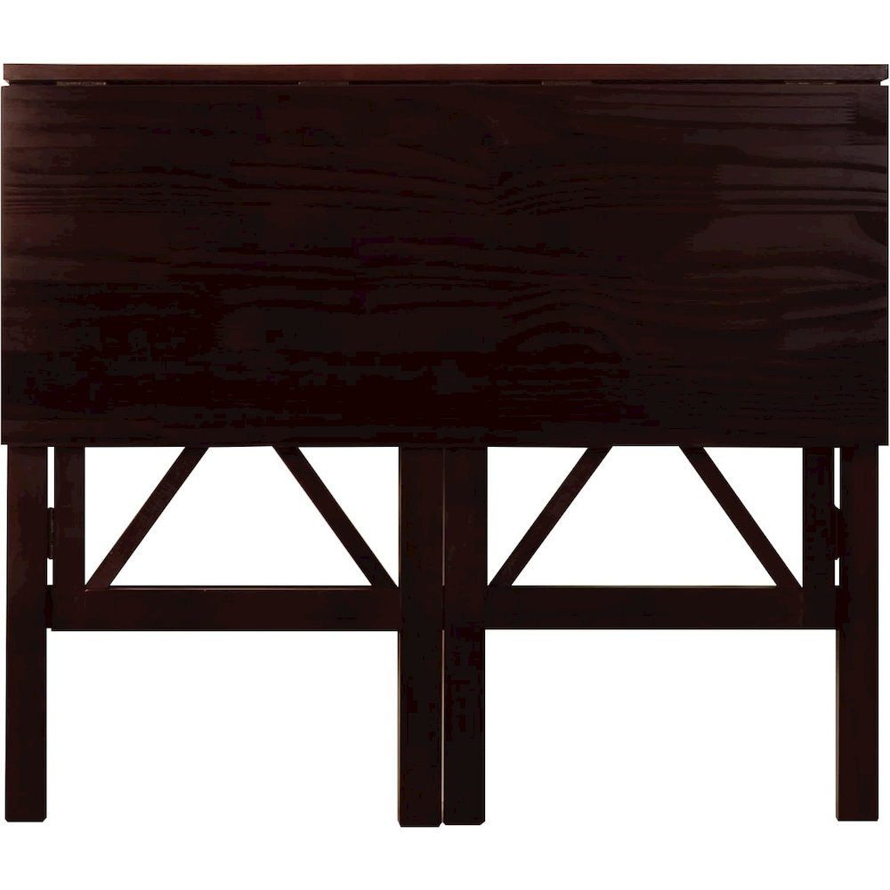 Montego Folding Desk with Pull-Out-Espresso