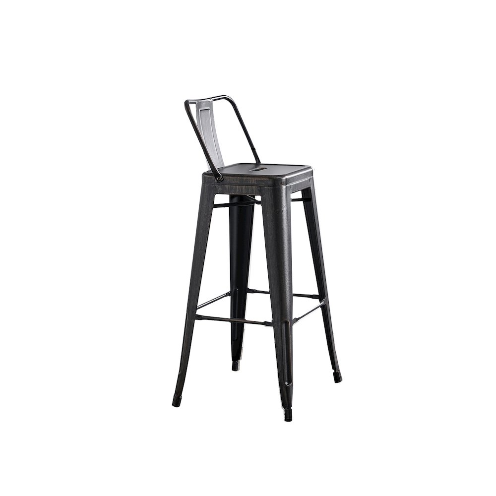 Modern Industrial Costal Metal Barstools