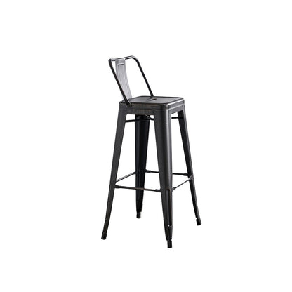 Modern Industrial Costal Metal Barstools