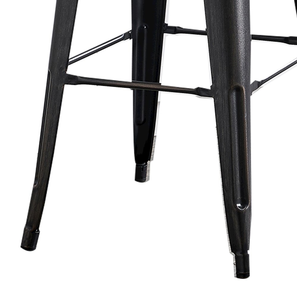 Modern Industrial Costal Metal Barstools