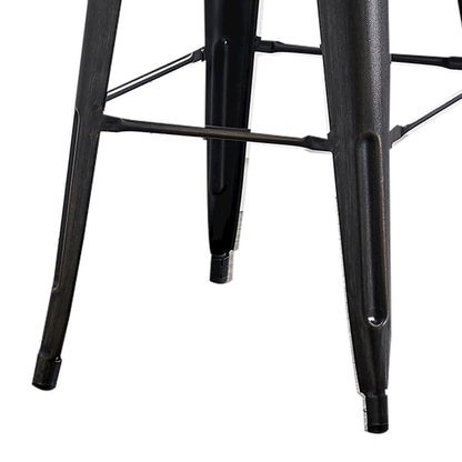 Modern Industrial Costal Metal Barstools