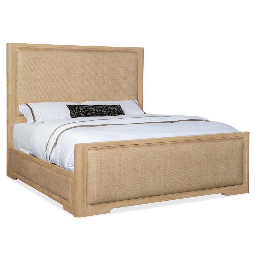 Retreat Queen Cane Panel Bed