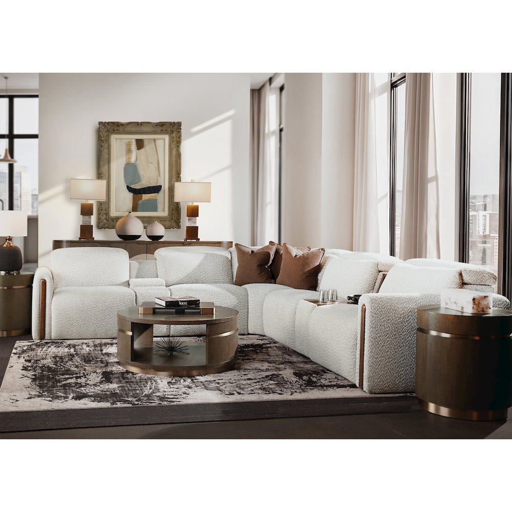 Commerce and Market Roll With It Round End Table