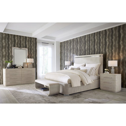 Modern Mood Three Drawer Wood Nightstand in Natural by Hooker Furniture