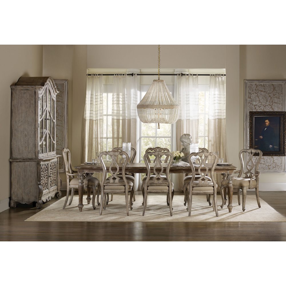 Hooker Furniture Chatelet Dining Side Chair in Vintage White