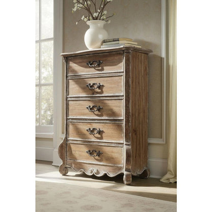 Hooker Furniture Chatelet 5 Drawer Chest in Caramel Froth