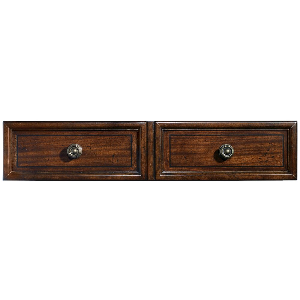 Leesburg Wood Tall Chest of Drawers, 5-Drawer Bedroom Dresser, Mahogany