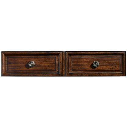 Leesburg Wood Tall Chest of Drawers, 5-Drawer Bedroom Dresser, Mahogany