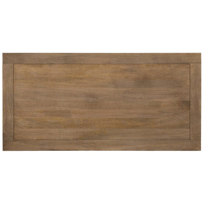 Hooker Furniture Writing Desk in Medium Wood and Gray