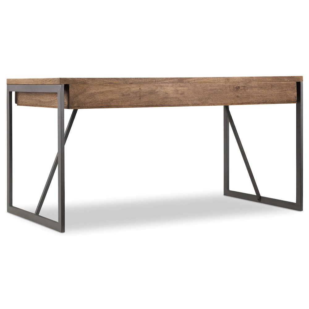 Hooker Furniture Writing Desk in Medium Wood and Gray