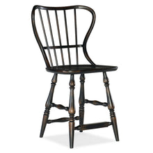Ciao Bella Spindle Back Counter Stool-Black