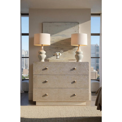 Westwood Bachelors Chest with Silver Leaf Plated Wood Drawer Fronts by Hooker