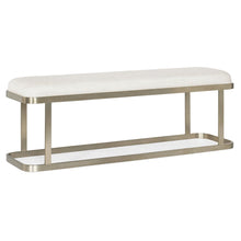 Linville Falls River Branch Upholstered Bench
